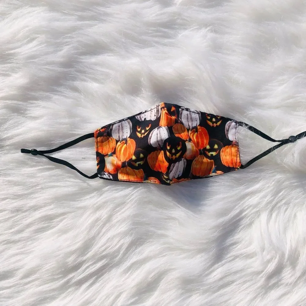 Brand New Halloween Kids Face Mask One Size Adjustable Strap (KIDS MASK)‎